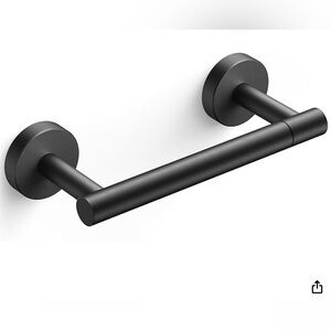 Matte Black Towel Bar